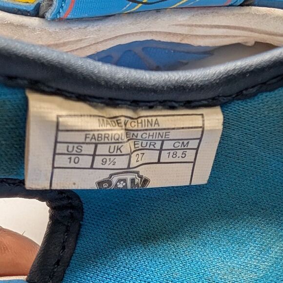 Nickelodeon TM Boy Sandals Paw Patrol Open Toed Kids Size 10 Light Ups - Picture 4 of 5